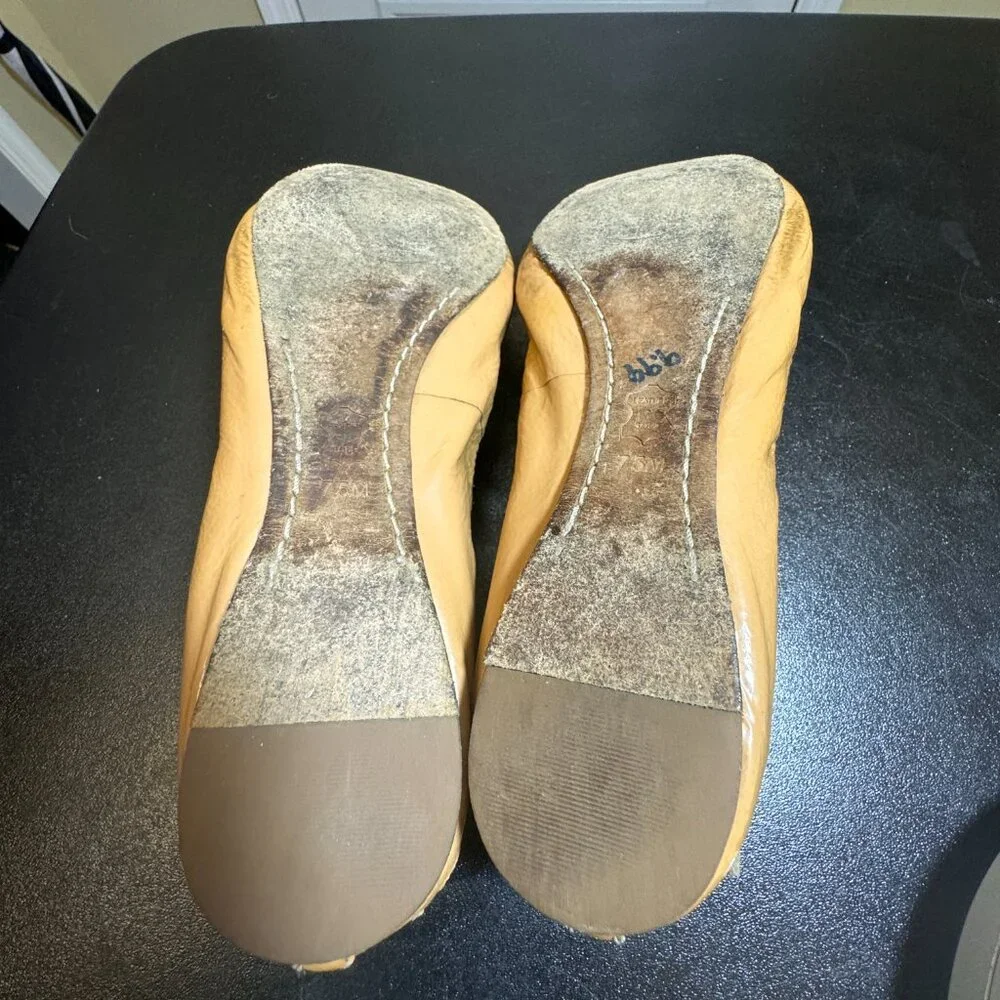 Tory Burch caroline patent leather ballerina flats shoes